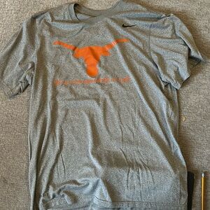 Nike dri fit large grey t shirt